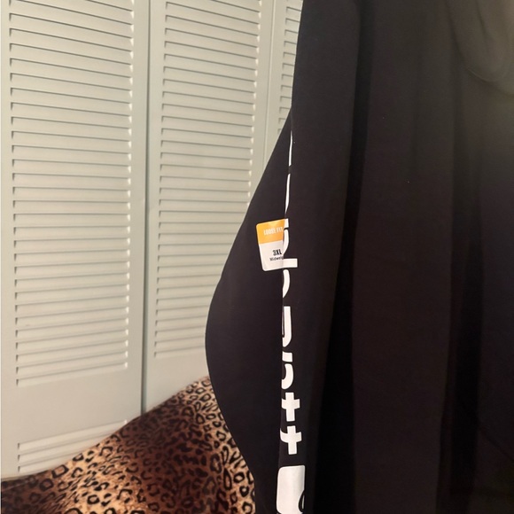 CARHARTT MALE BLACK HOODIE. - Picture 3 of 5